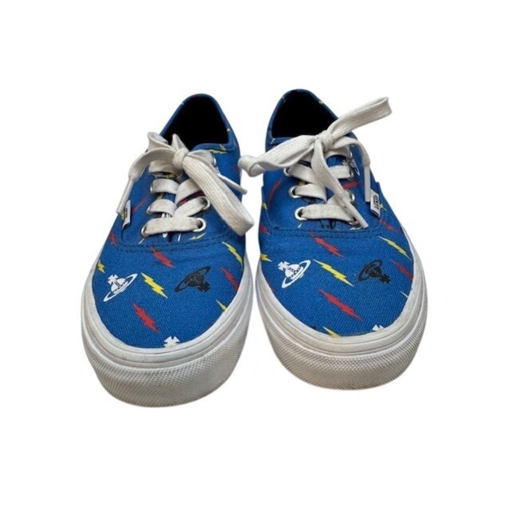 Vans Vivienne Westwood Anglomania Authentic Blue Orb Lightning Sneakers Womens 7 - Picture 8 of 8